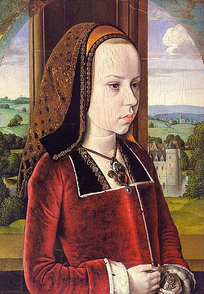 Master of Moulins Portrait of Margaret of Austria France oil painting art